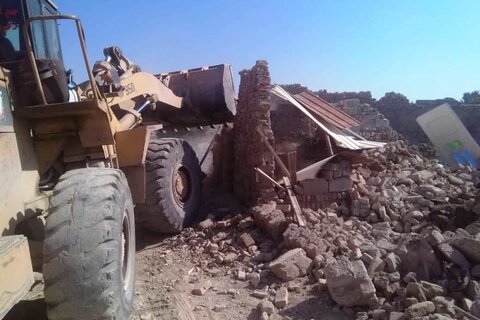 تخریب ۳۰ مورد ساخت و ساز غیرمجاز در منطقه ۴ کرج