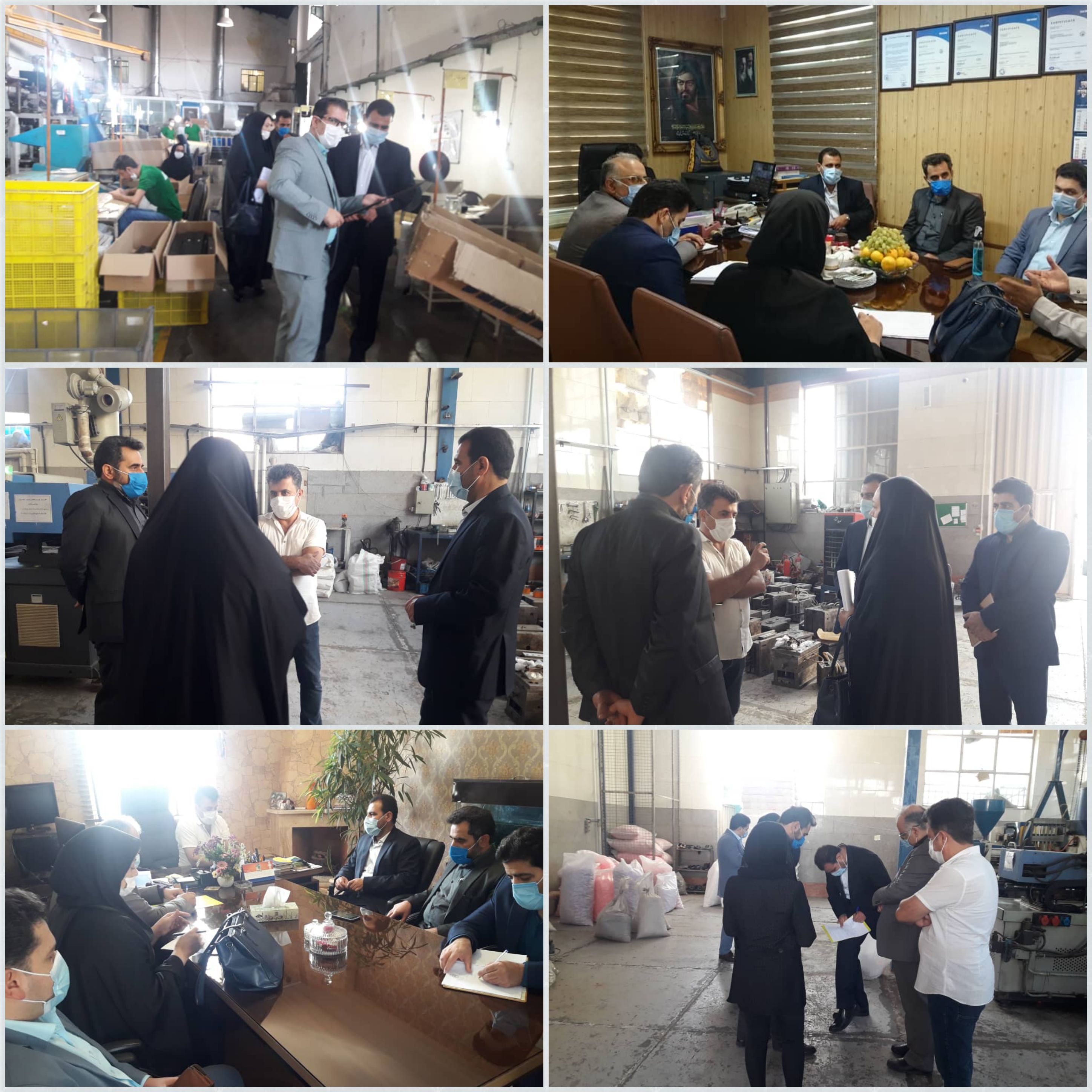 بازدید میدانی معاون فرماندار از لکه صنعتی نور