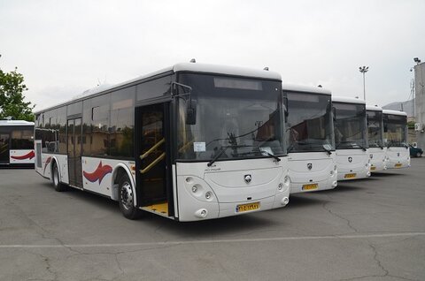 ۵۰ دستگاه اتوبوس جدید به ناوگان عمومی کرج اضافه شد