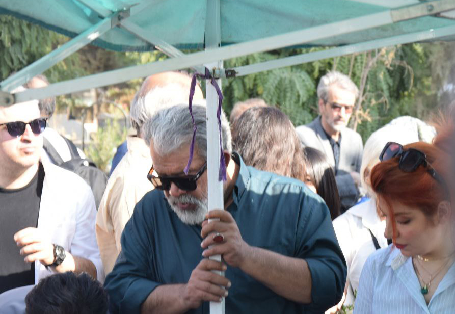 گزارش تصویری -  مراسم خاکسپاری ناصر تقوایی در کرج