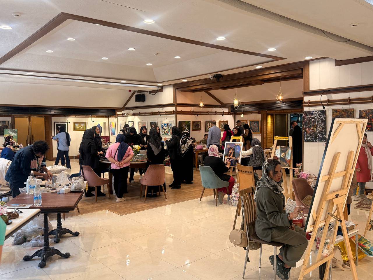 گزارش تصویری| سومین روز اکسپوی ملی «هنر ماندگار» در برج آزادی